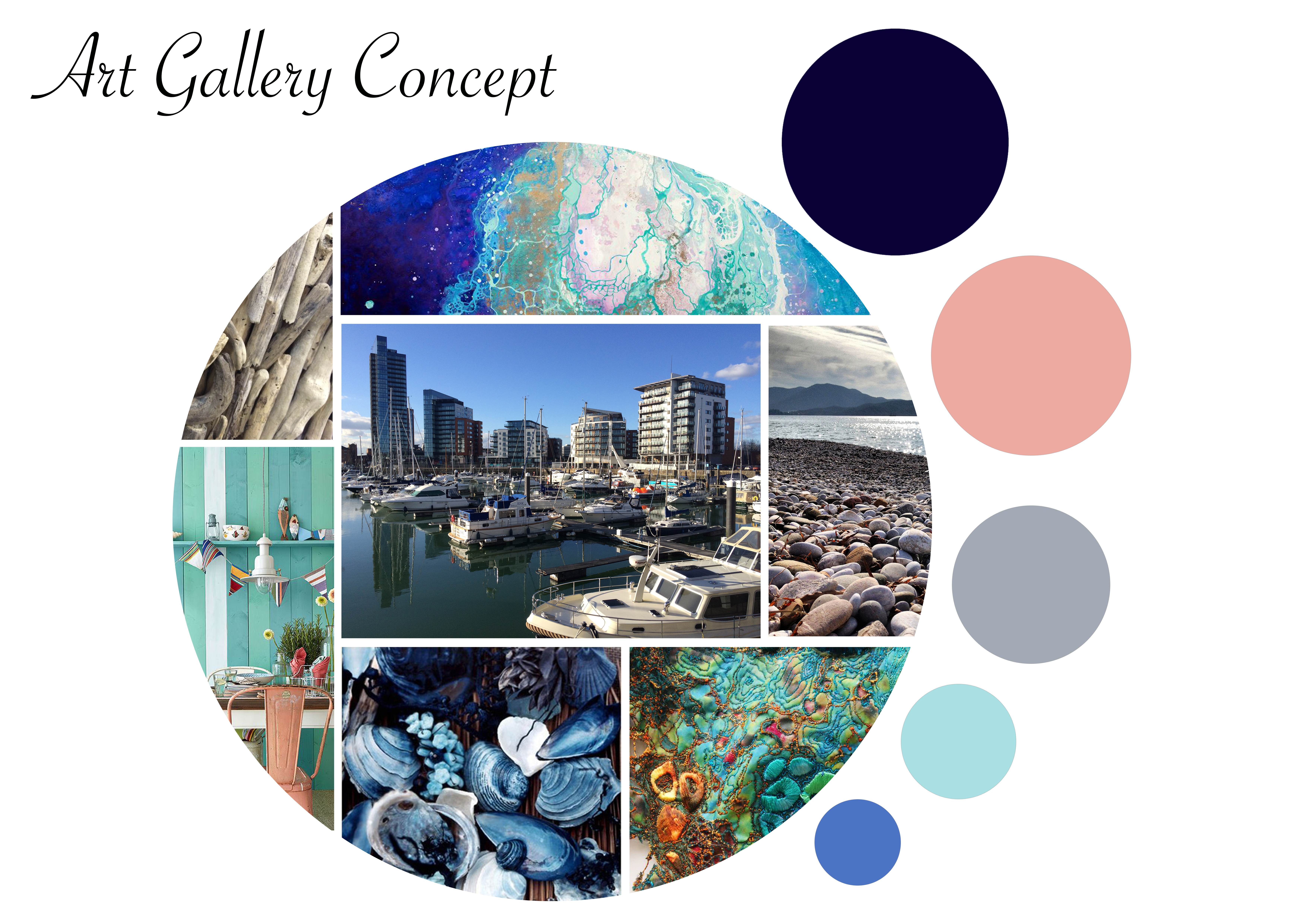 art gallery concept board update